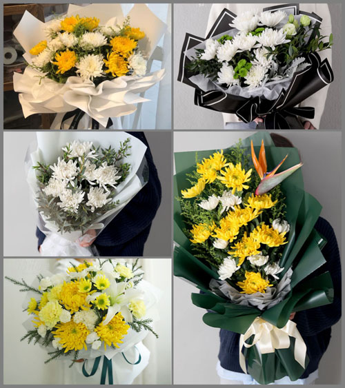 贵州黔西南州册亨县坡妹镇白事花束代送